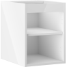 Mexen Box-A Korpus des Waschtischunterschranks 35 cm, Weiß Hochglanz - 91AX1-0350-470-1-00