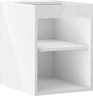 Mexen Box-A Korpus des Waschtischunterschranks 35 cm, Weiß Hochglanz - 91AX1-0350-470-1-00
