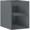 Mexen Box-A Korpus des Unterschranks 35 cm, Graphit matt - 91AX1-0350-470-1-66