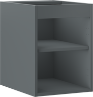Mexen Box-A Korpus des Unterschranks 35 cm, Graphit matt - 91AX1-0350-470-1-66