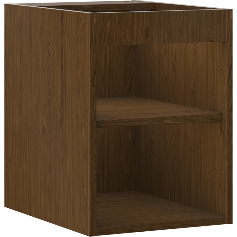 Mexen Box-A Korpus Waschbeckenunterschrank 35 cm, Nussbaum - 91AX1-0350-470-1-86