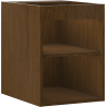 Mexen Box-A Korpus Waschbeckenunterschrank 35 cm, Nussbaum - 91AX1-0350-470-1-86