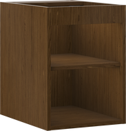Mexen Box-A Korpus Waschbeckenunterschrank 35 cm, Nussbaum - 91AX1-0350-470-1-86