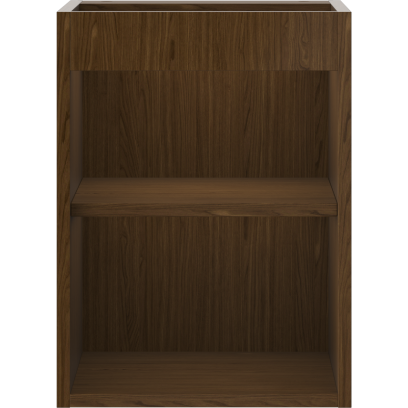 Mexen Box-A Korpus Waschbeckenunterschrank 35 cm, Nussbaum - 91AX1-0350-470-1-86