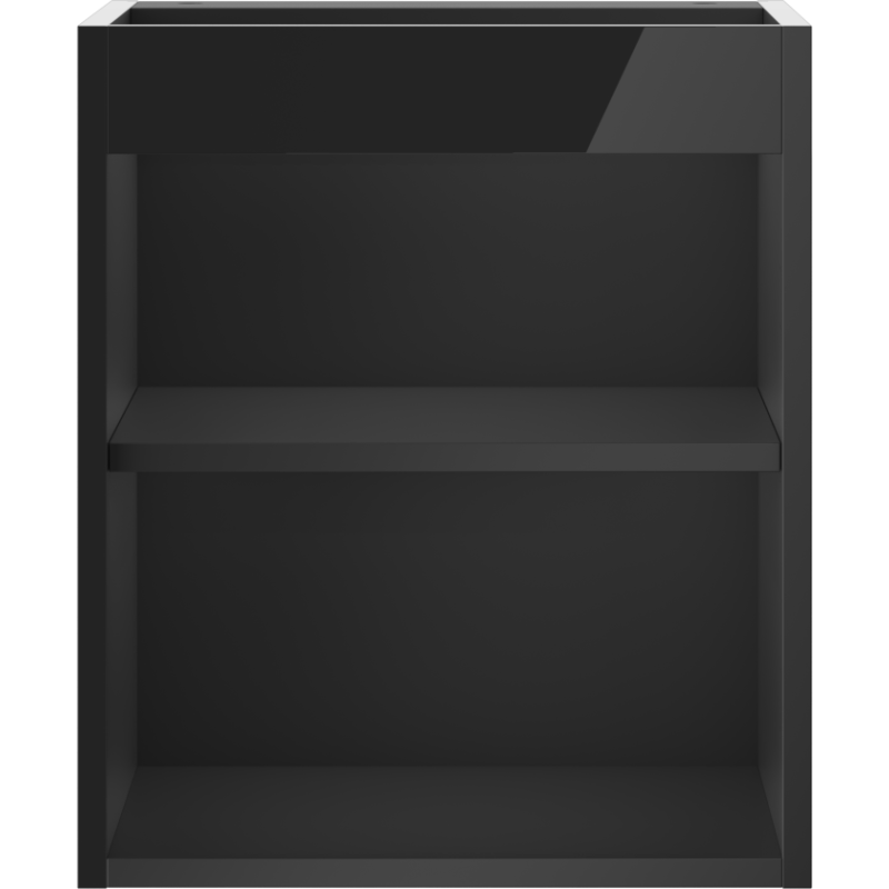 Mexen Box-A Waschbeckenunterschrank 40 cm, schwarz glänzend - 91AX1-0400-470-1-70