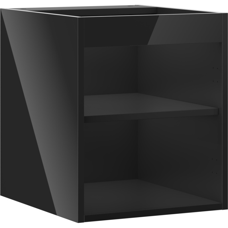 Mexen Box-A Waschbeckenunterschrank 40 cm, schwarz glänzend - 91AX1-0400-470-1-70