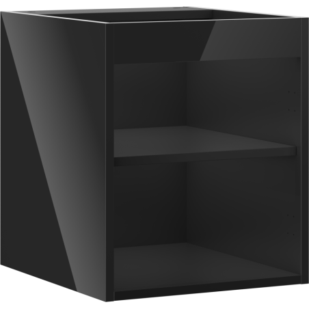 Mexen Box-A Waschbeckenunterschrank 40 cm, schwarz glänzend - 91AX1-0400-470-1-70