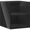 Mexen Box-A Waschbeckenunterschrank 40 cm, schwarz glänzend - 91AX1-0400-470-1-70