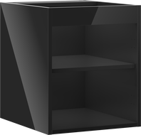 Mexen Box-A Waschbeckenunterschrank 40 cm, schwarz glänzend - 91AX1-0400-470-1-70