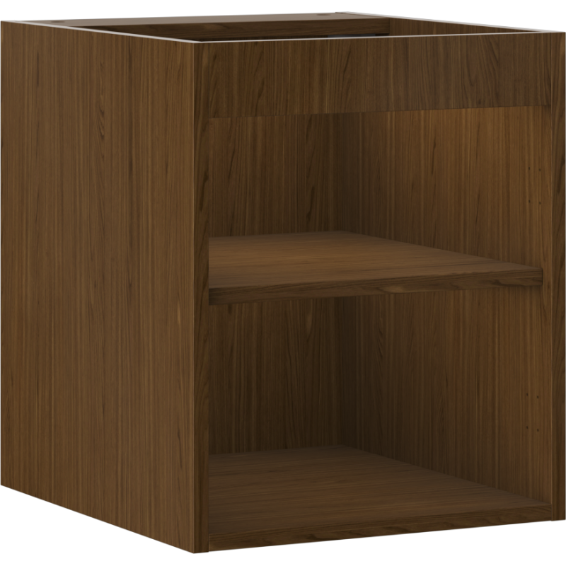Mexen Box-A Korpus des Waschbeckenunterschranks 40 cm, Nussbaum - 91AX1-0400-470-1-86
