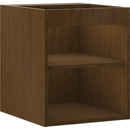 Mexen Box-A Korpus des Waschbeckenunterschranks 40 cm, Nussbaum - 91AX1-0400-470-1-86