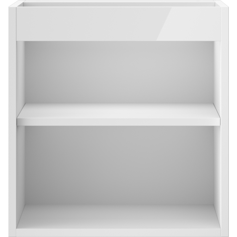 Mexen Box-A Korpus des Waschtischunterschranks 45 cm, Weiß glänzend - 91AX1-0450-470-1-00
