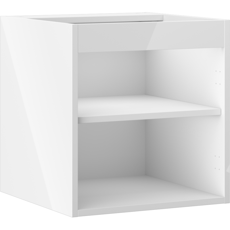 Mexen Box-A Korpus des Waschtischunterschranks 45 cm, Weiß glänzend - 91AX1-0450-470-1-00