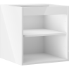 Mexen Box-A Korpus des Waschtischunterschranks 45 cm, Weiß glänzend - 91AX1-0450-470-1-00