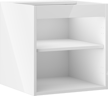 Mexen Box-A Korpus des Waschtischunterschranks 45 cm, Weiß glänzend - 91AX1-0450-470-1-00