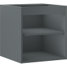 Mexen Box-A Schrankkorpus für Waschtischunterschrank 45 cm, Graphit matt - 91AX1-0450-470-1-66