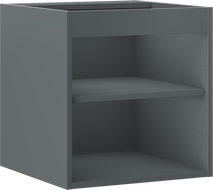 Mexen Box-A Schrankkorpus für Waschtischunterschrank 45 cm, Graphit matt - 91AX1-0450-470-1-66