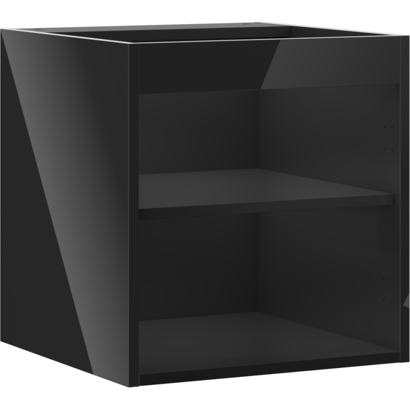 Mexen Box-A Waschtisch-Unterschrankkorpus 45 cm, schwarz glänzend - 91AX1-0450-470-1-70