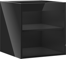 Mexen Box-A Waschtisch-Unterschrankkorpus 45 cm, schwarz glänzend - 91AX1-0450-470-1-70