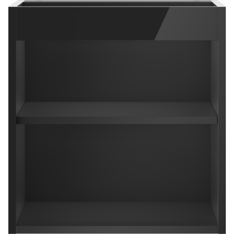 Mexen Box-A Waschtisch-Unterschrankkorpus 45 cm, schwarz glänzend - 91AX1-0450-470-1-70