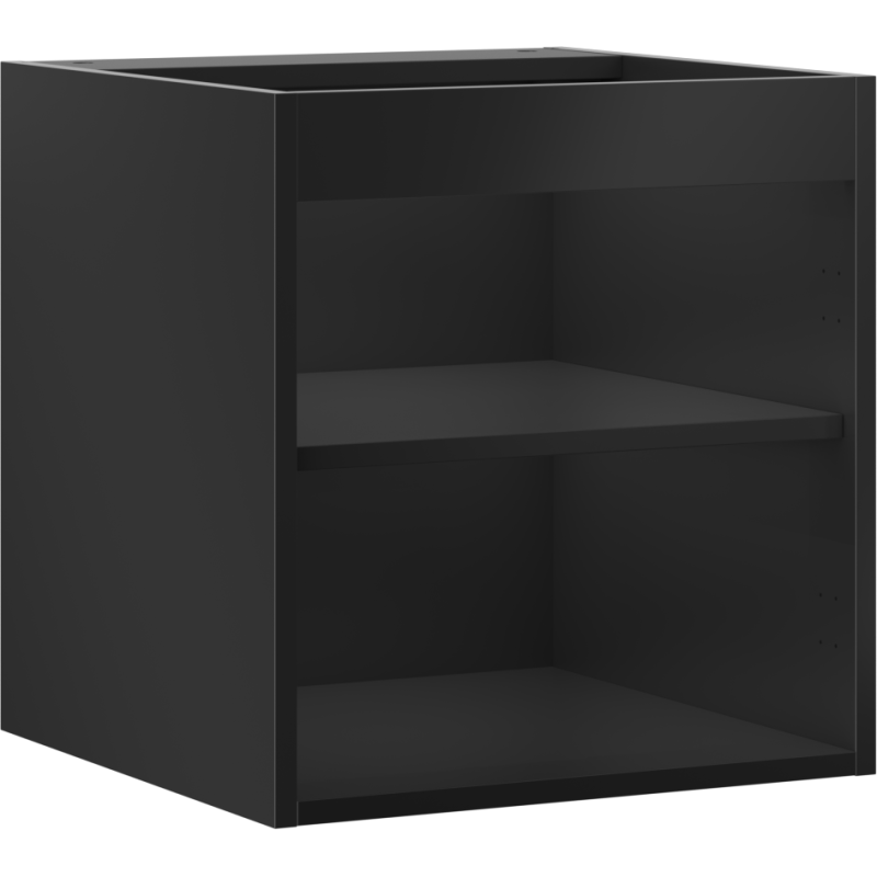 Mexen Box-A Korpus für Waschbeckenunterschrank 45 cm, schwarz matt - 91AX1-0450-470-1-71