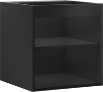 Mexen Box-A Korpus für Waschbeckenunterschrank 45 cm, schwarz matt - 91AX1-0450-470-1-71