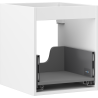 Mexen Box-A Korpus des Waschtischunterschranks 40 cm, 1 Schublade, weiß matt - 91AX0-0400-470-1-01