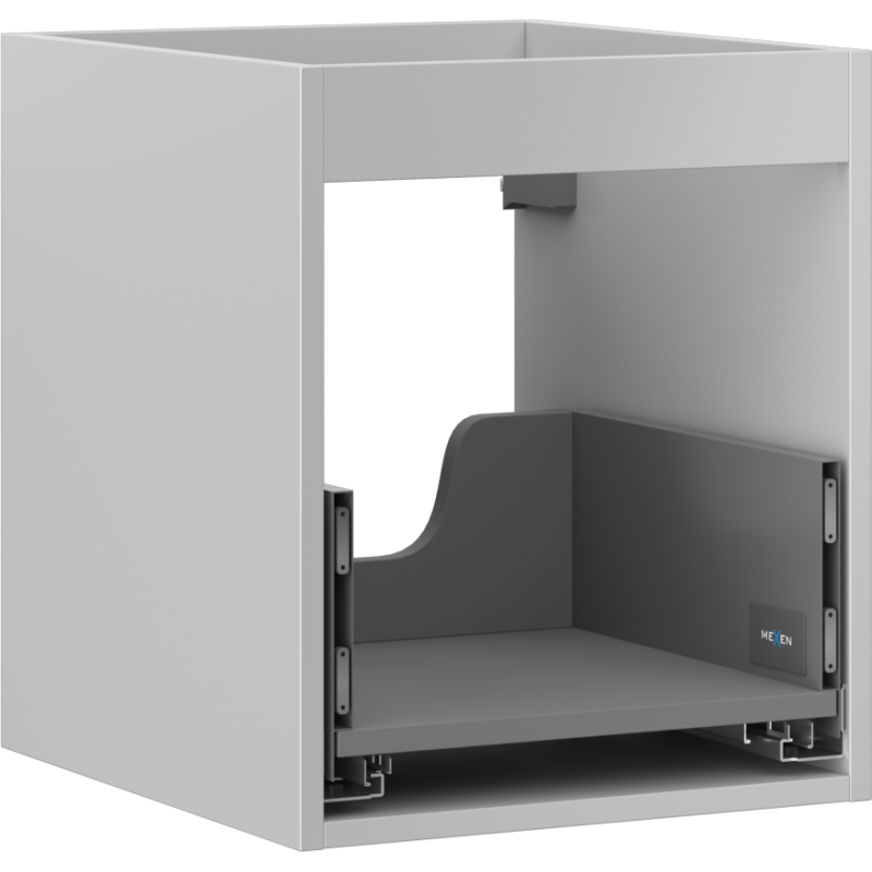 Mexen Box-A Korpus für Waschbeckenschrank 40 cm, 1 Schublade, graumatt - 91AX0-0400-470-1-62