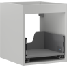 Mexen Box-A Korpus für Waschbeckenschrank 40 cm, 1 Schublade, graumatt - 91AX0-0400-470-1-62
