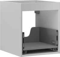 Mexen Box-A Korpus für Waschbeckenschrank 40 cm, 1 Schublade, graumatt - 91AX0-0400-470-1-62