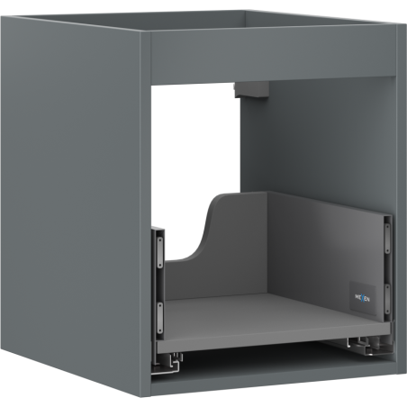 Mexen Box-A Unterschrank-Korpus 40 cm, 1 Schublade, mattem Graphit - 91AX0-0400-470-1-66