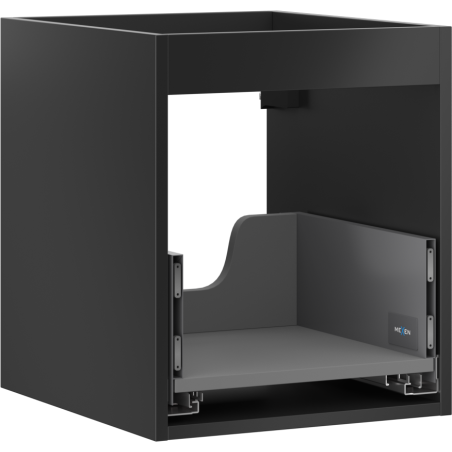 Mexen Box-A Korpus für Waschtischunterschrank 40 cm, 1 Schublade, Schwarz Matt - 91AX0-0400-470-1-71