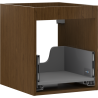 Mexen Box-A Korpus des Waschtischunterschranks 40 cm, 1 Schublade, Nuss - 91AX0-0400-470-1-86