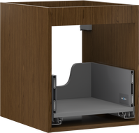 Mexen Box-A Korpus des Waschtischunterschranks 40 cm, 1 Schublade, Nuss - 91AX0-0400-470-1-86