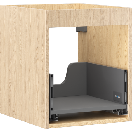 Mexen Box-A Korpus des Waschtischunterschranks 40 cm, 1 Schublade, Eiche - 91AX0-0400-470-1-81