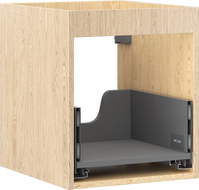 Mexen Box-A Korpus des Waschtischunterschranks 40 cm, 1 Schublade, Eiche - 91AX0-0400-470-1-81