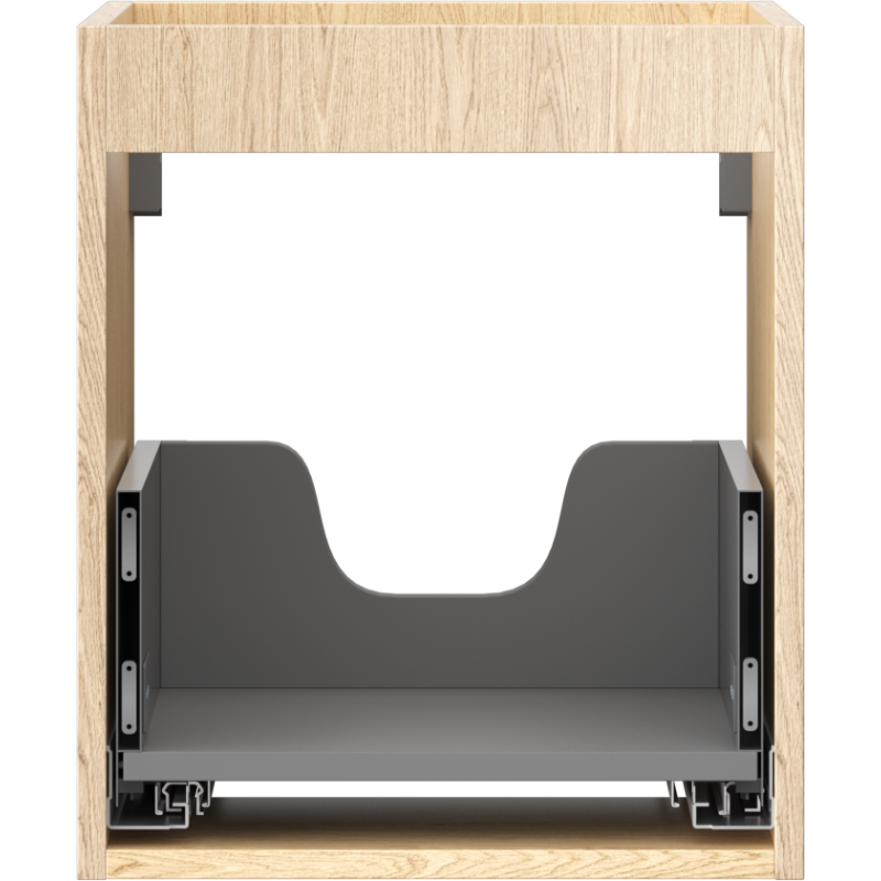 Mexen Box-A Korpus des Waschtischunterschranks 40 cm, 1 Schublade, Eiche - 91AX0-0400-470-1-81