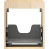 Mexen Box-A Korpus des Waschtischunterschranks 40 cm, 1 Schublade, Eiche - 91AX0-0400-470-1-81