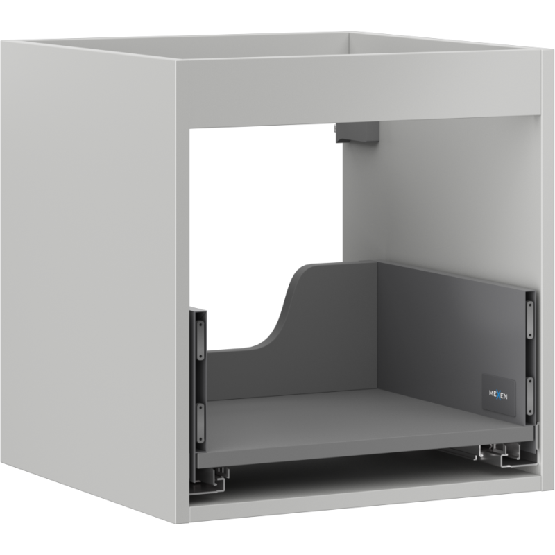 Mexen Box-A Korpus Waschtischunterschrank 45 cm, 1 Schublade, Grau Matt - 91AX0-0450-470-1-62