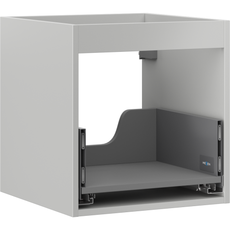 Mexen Box-A Korpus Waschtischunterschrank 45 cm, 1 Schublade, Grau Matt - 91AX0-0450-470-1-62