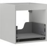 Mexen Box-A Korpus Waschtischunterschrank 45 cm, 1 Schublade, Grau Matt - 91AX0-0450-470-1-62