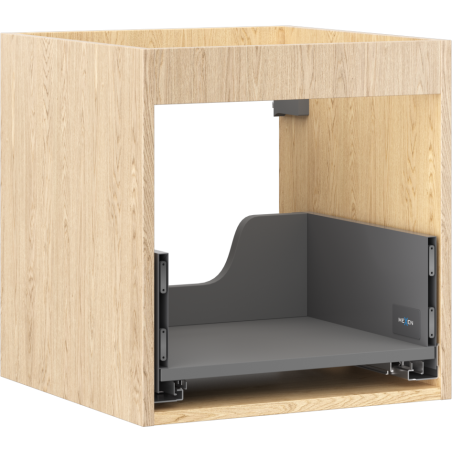Mexen Box-A Korpus des Waschtischunterschranks 45 cm, 1 Schublade, Eiche - 91AX0-0450-470-1-81