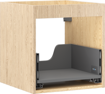 Mexen Box-A Korpus des Waschtischunterschranks 45 cm, 1 Schublade, Eiche - 91AX0-0450-470-1-81