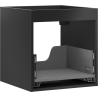 Mexen Box-A Korpus Waschbeckenunterschrank 45 cm, 1 Schublade, Schwarz Matt - 91AX0-0450-470-1-71