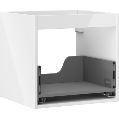 Mexen Box-A Korpus des Unterschranks 50 cm, 1 Schublade, Weiß Hochglanz - 91AX0-0500-470-1-00