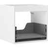 Mexen Box-A Schrankkorpus für Waschbeckenunterschrank 50 cm, 1 Schublade, weiß matt - 91AX0-0500-470-1-01