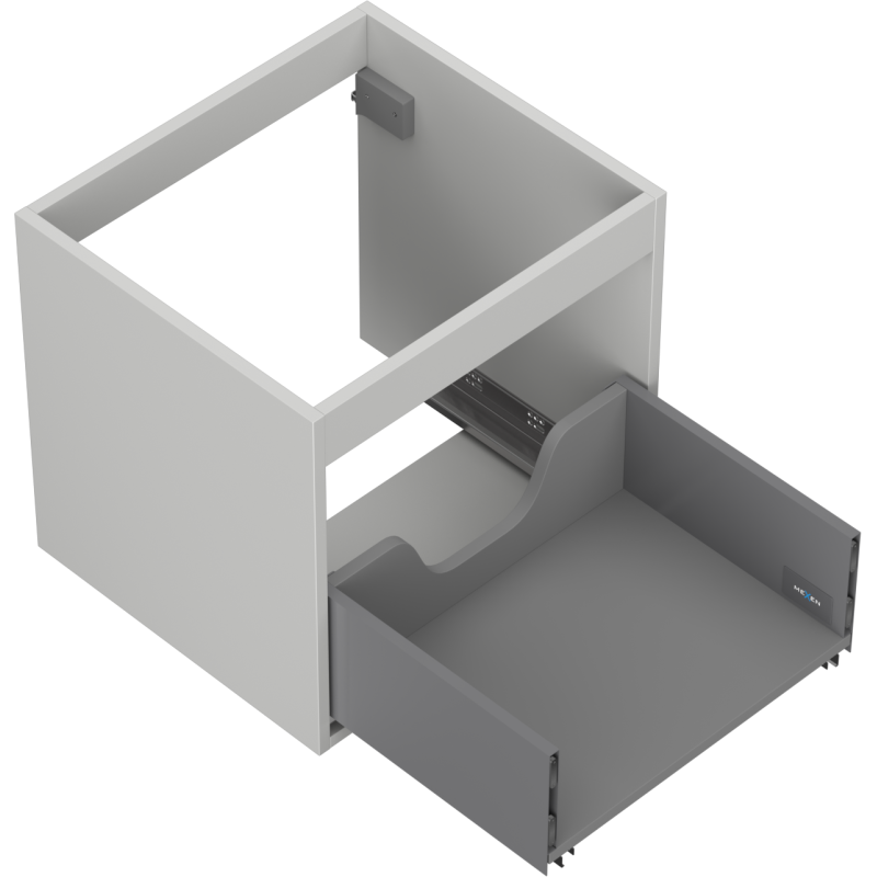 Mexen Box-A Unterschrank 50 cm, 1 Schublade, graumatt - 91AX0-0500-470-1-62