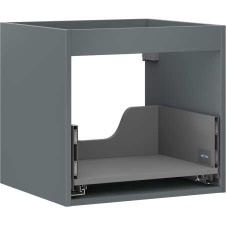 Mexen Box-A Waschtischunterschrankkorpus 50 cm, 1 Schublade, Graphit matt - 91AX0-0500-470-1-66