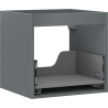 Mexen Box-A Waschtischunterschrankkorpus 50 cm, 1 Schublade, Graphit matt - 91AX0-0500-470-1-66