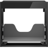 Mexen Box-A Schrankkorpus für Waschbecken 50 cm, 1 Schublade, schwarz glänzend - 91AX0-0500-470-1-70